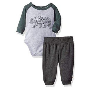 Lucky Brand 2 pc set 3-6M